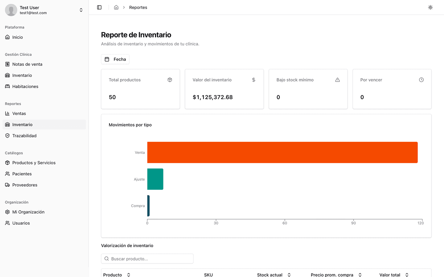 Captura de pantalla de ClinicVault 6