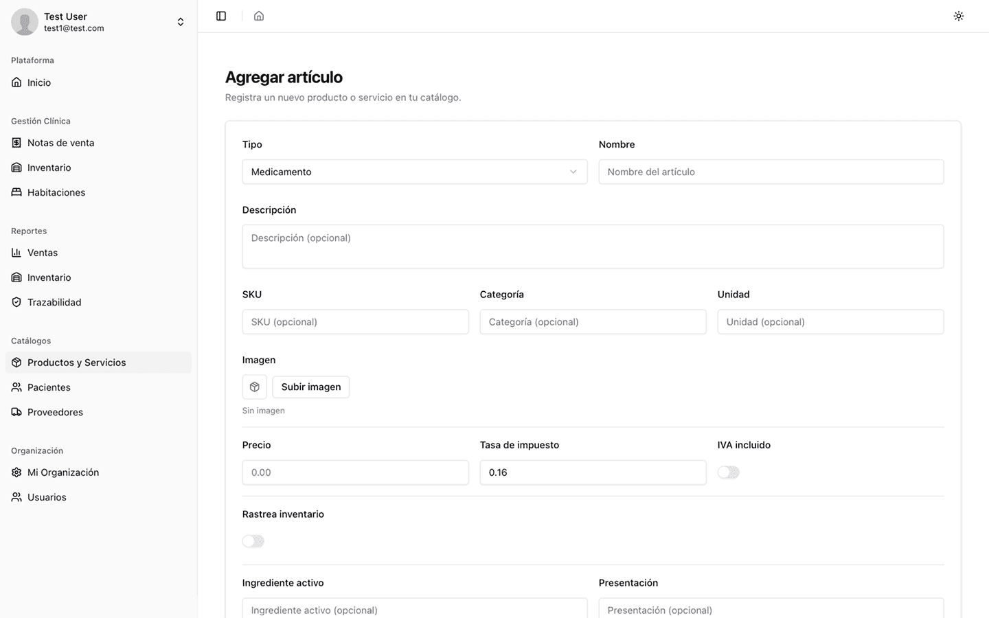 Captura de pantalla de ClinicVault 8