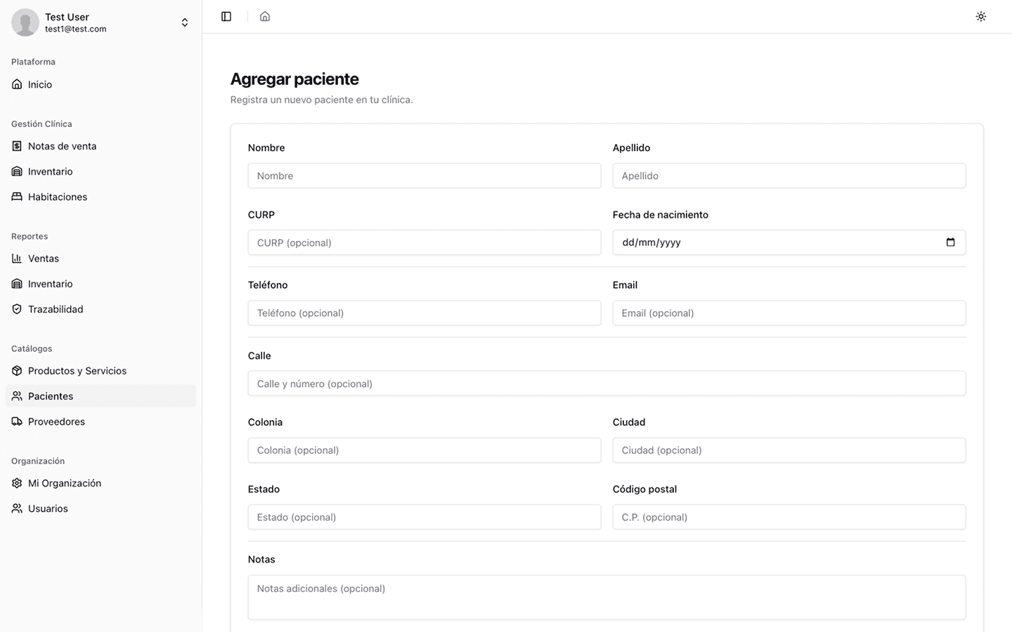 Captura de pantalla de ClinicVault 9