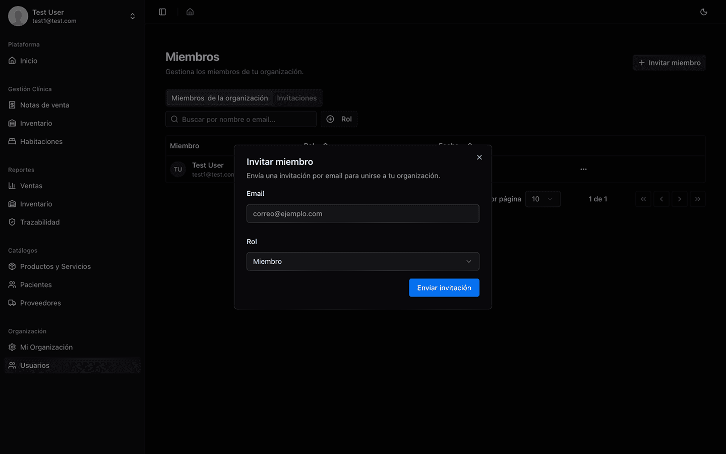 Captura de pantalla de ClinicVault 11
