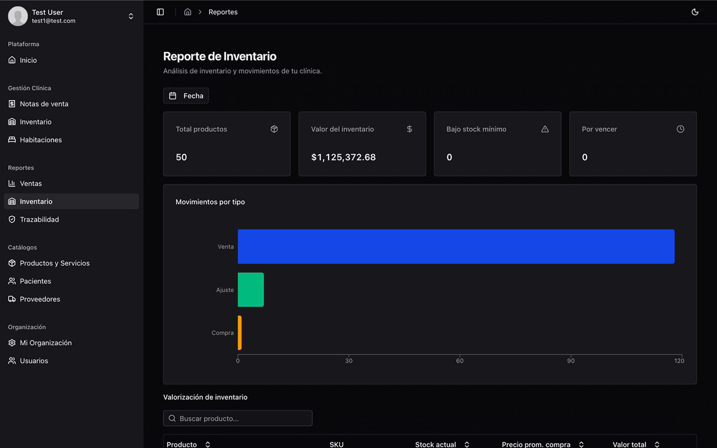 Captura de pantalla de ClinicVault 6